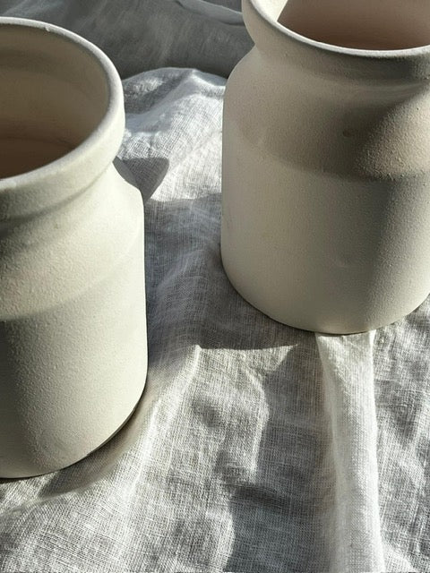 Pot à ustensiles COOVER - Blanc et Terracotta