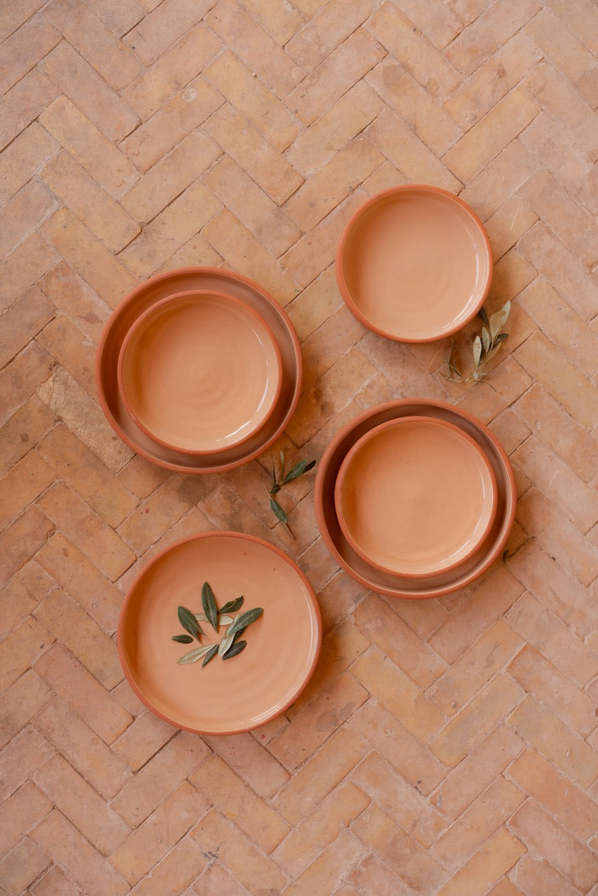 Assiette en terre cuite Marrakech