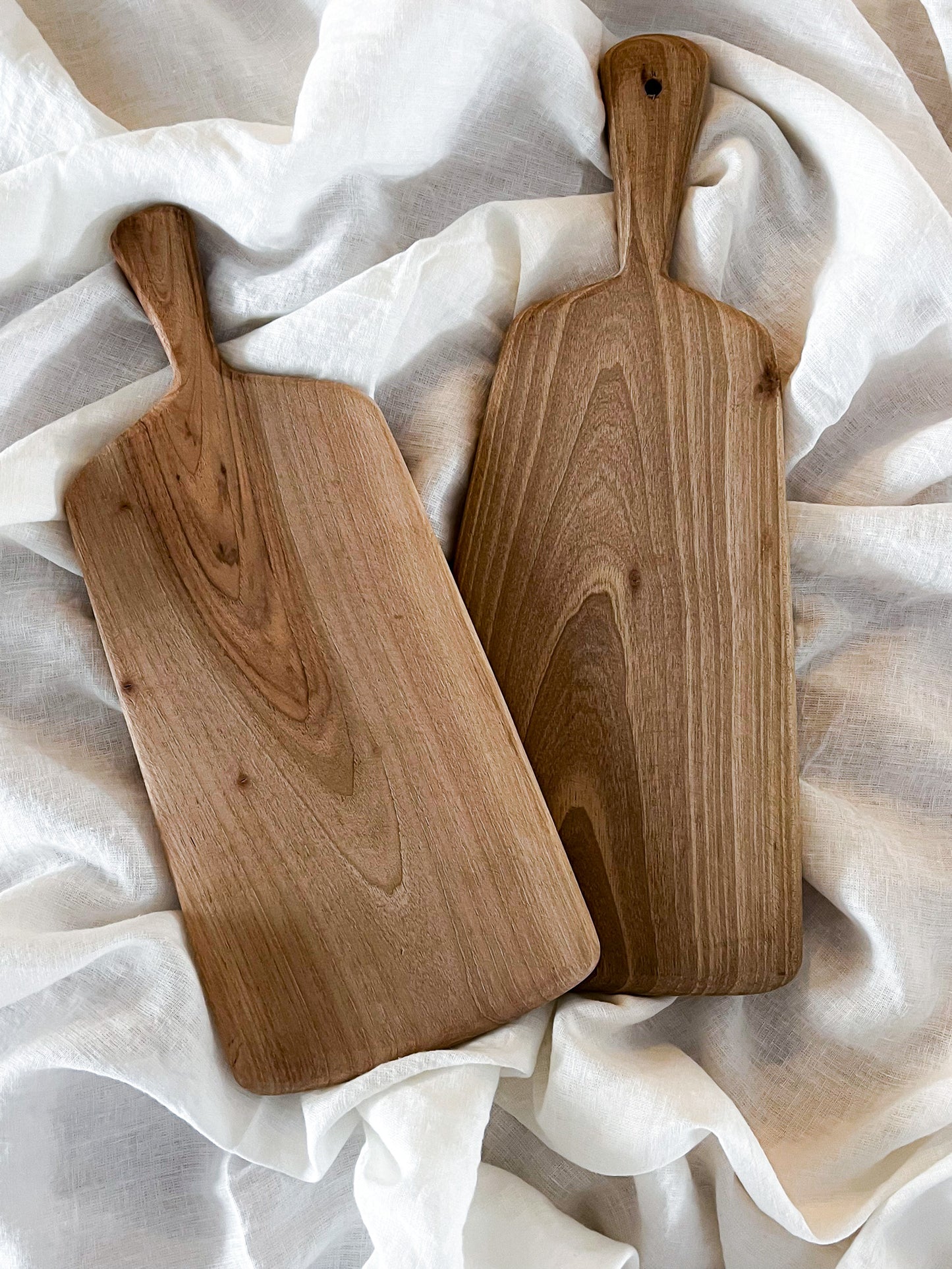 Plateaux en noyer