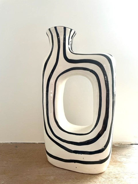 Vase rayé
