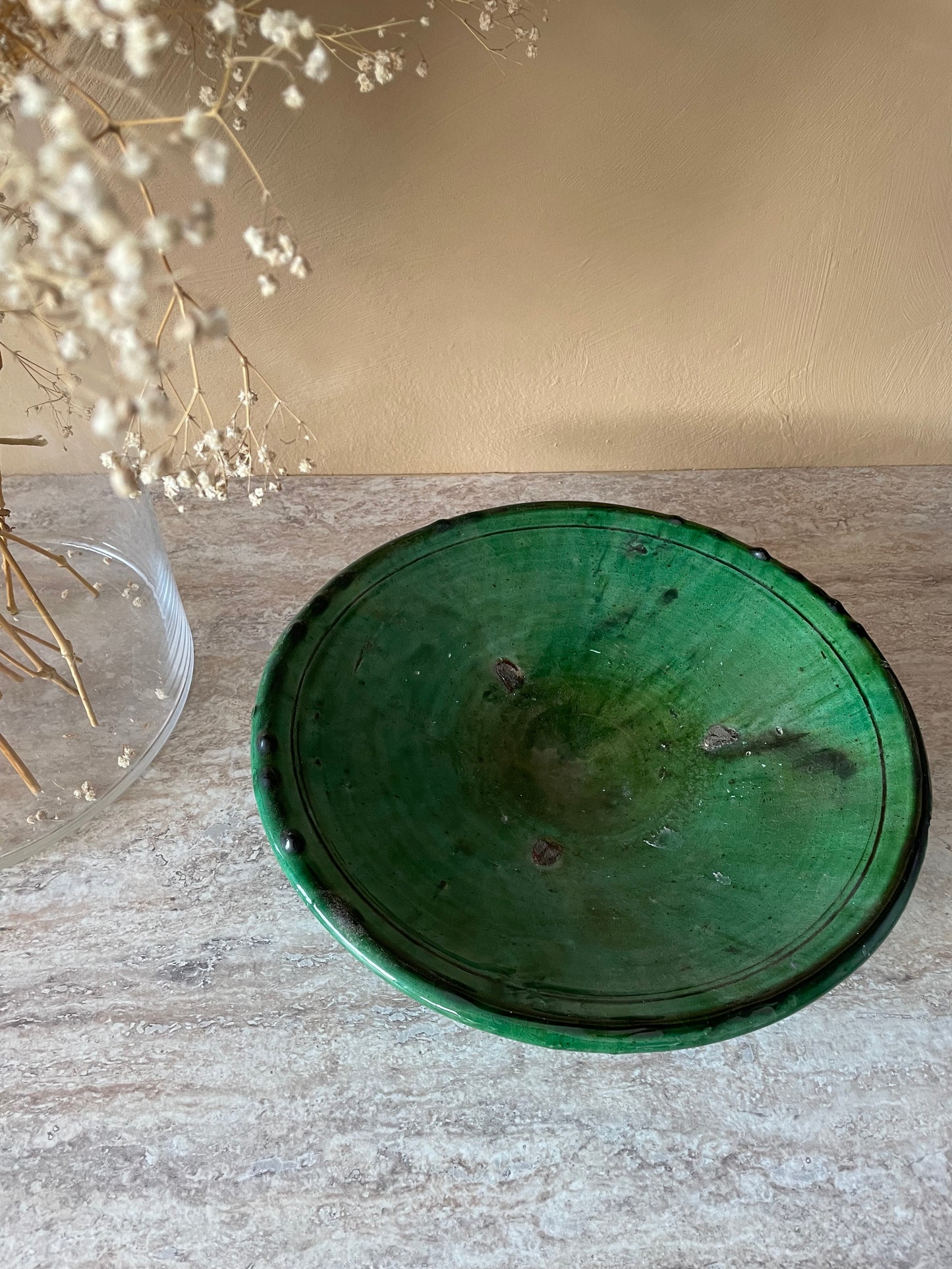 Grand plat TAMEGROUTE vert