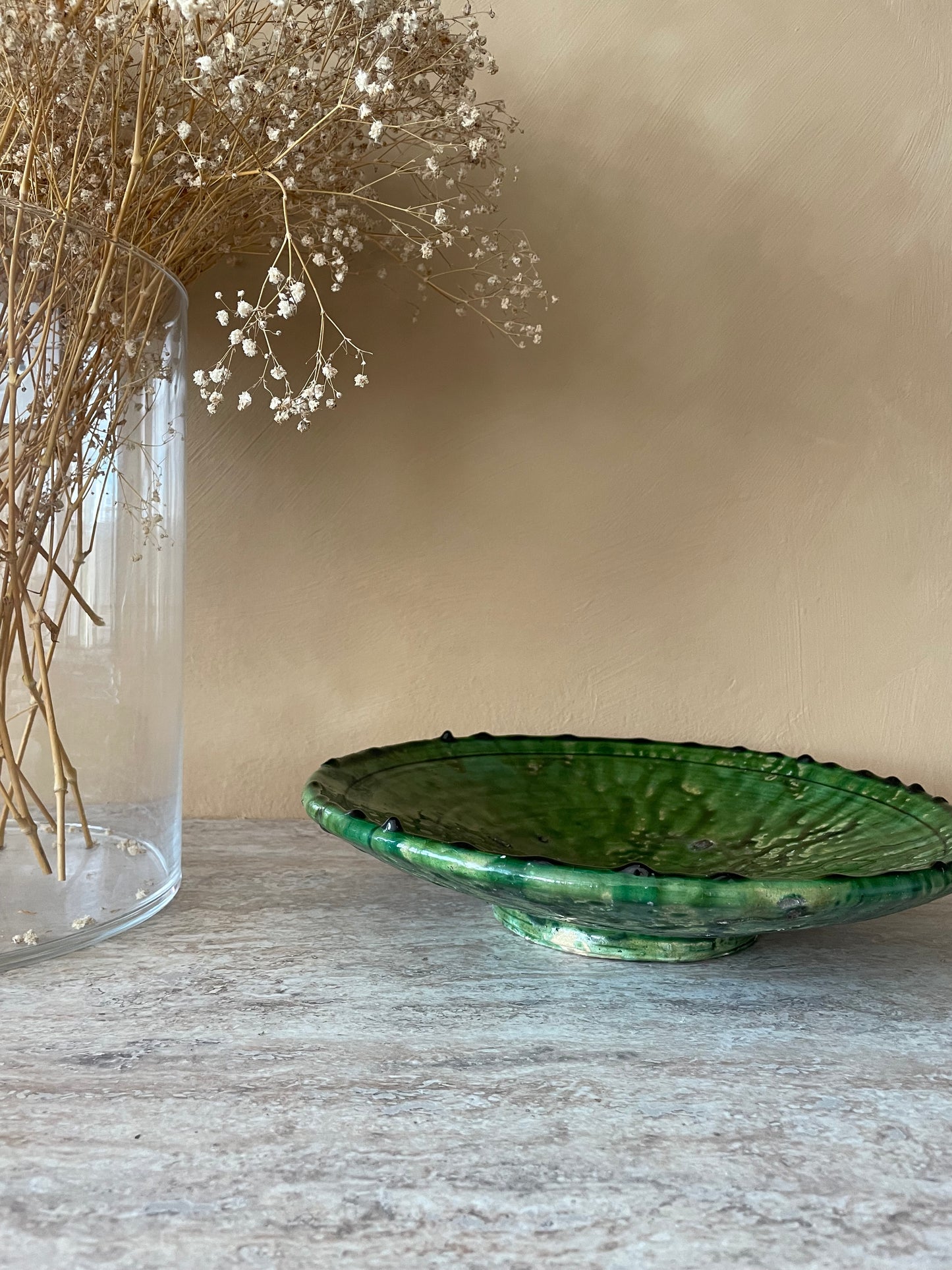 Grand plat TAMEGROUTE vert