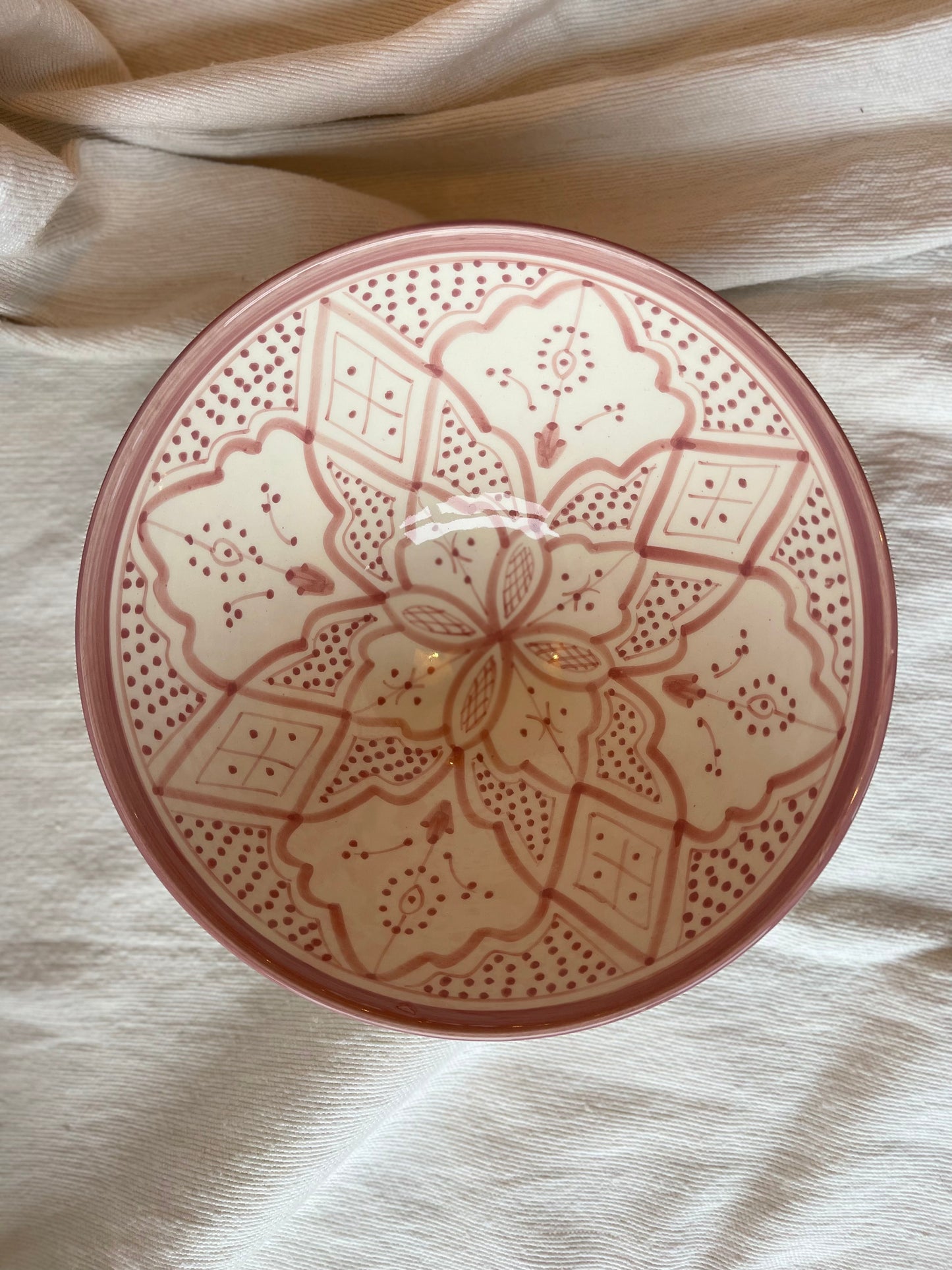 Saladier Amazigh en rose