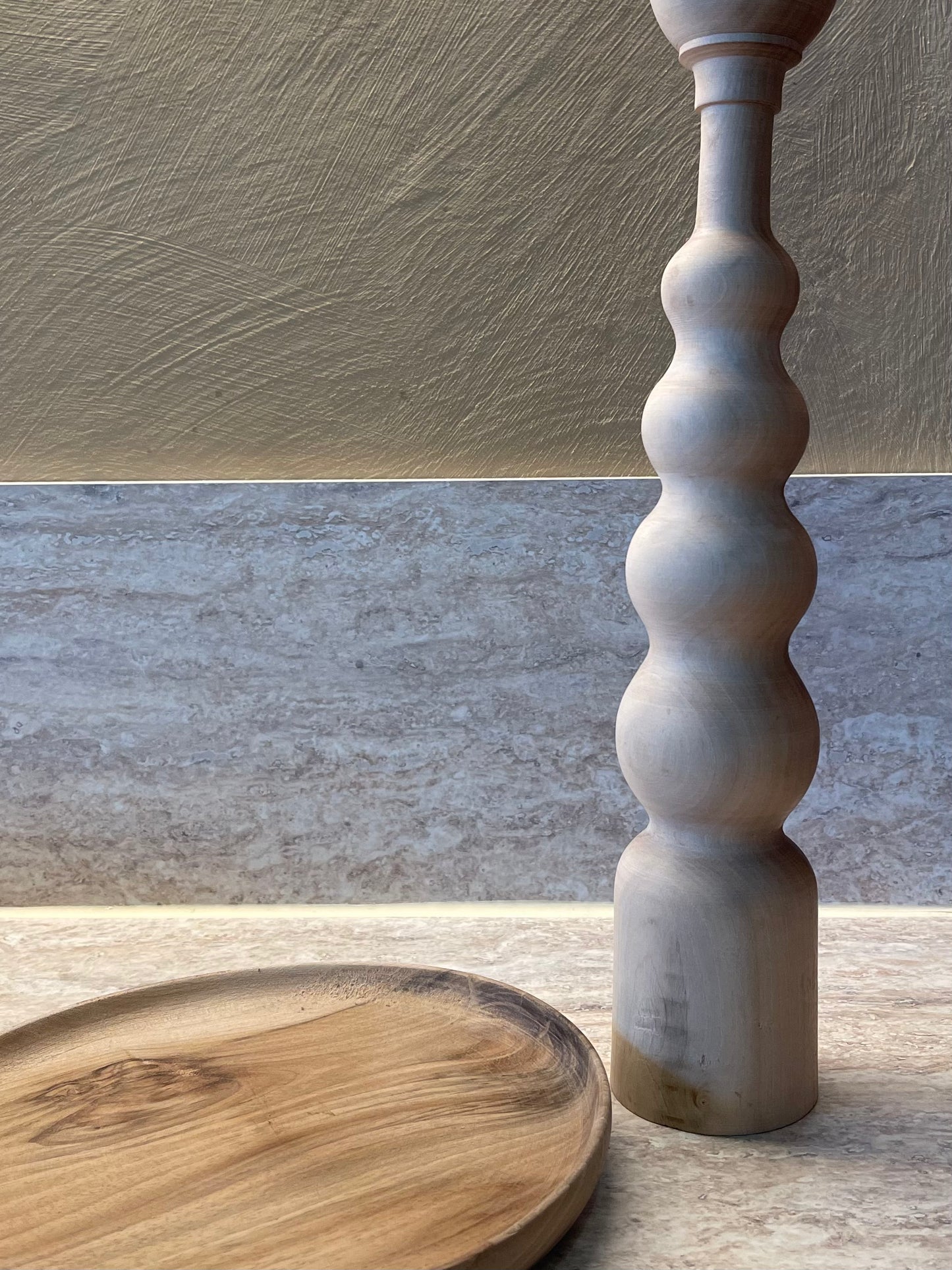 Bougeoirs en bois ASAYL