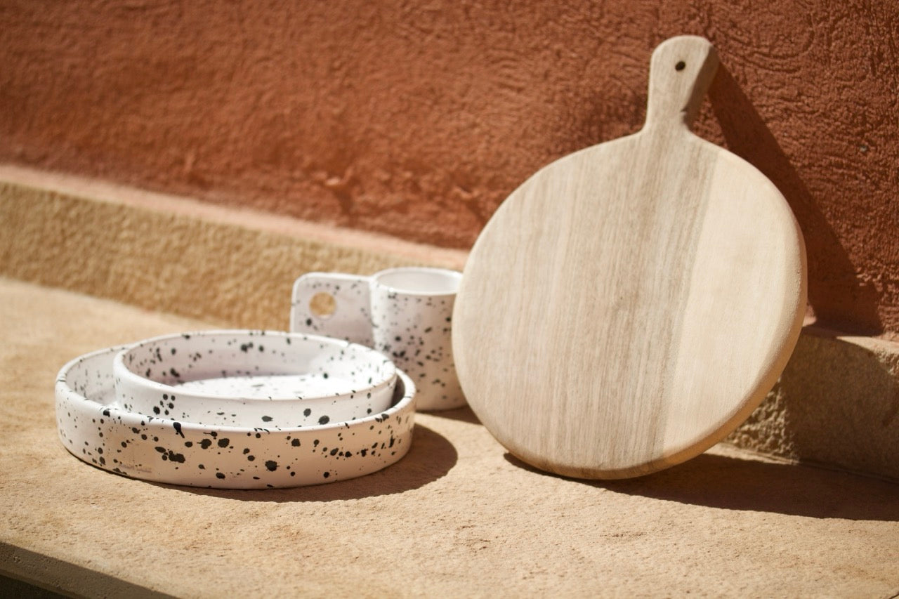 Planche à découper ronde