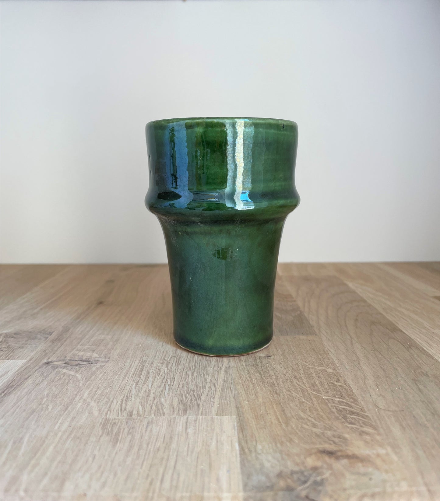 Tasse verte à café