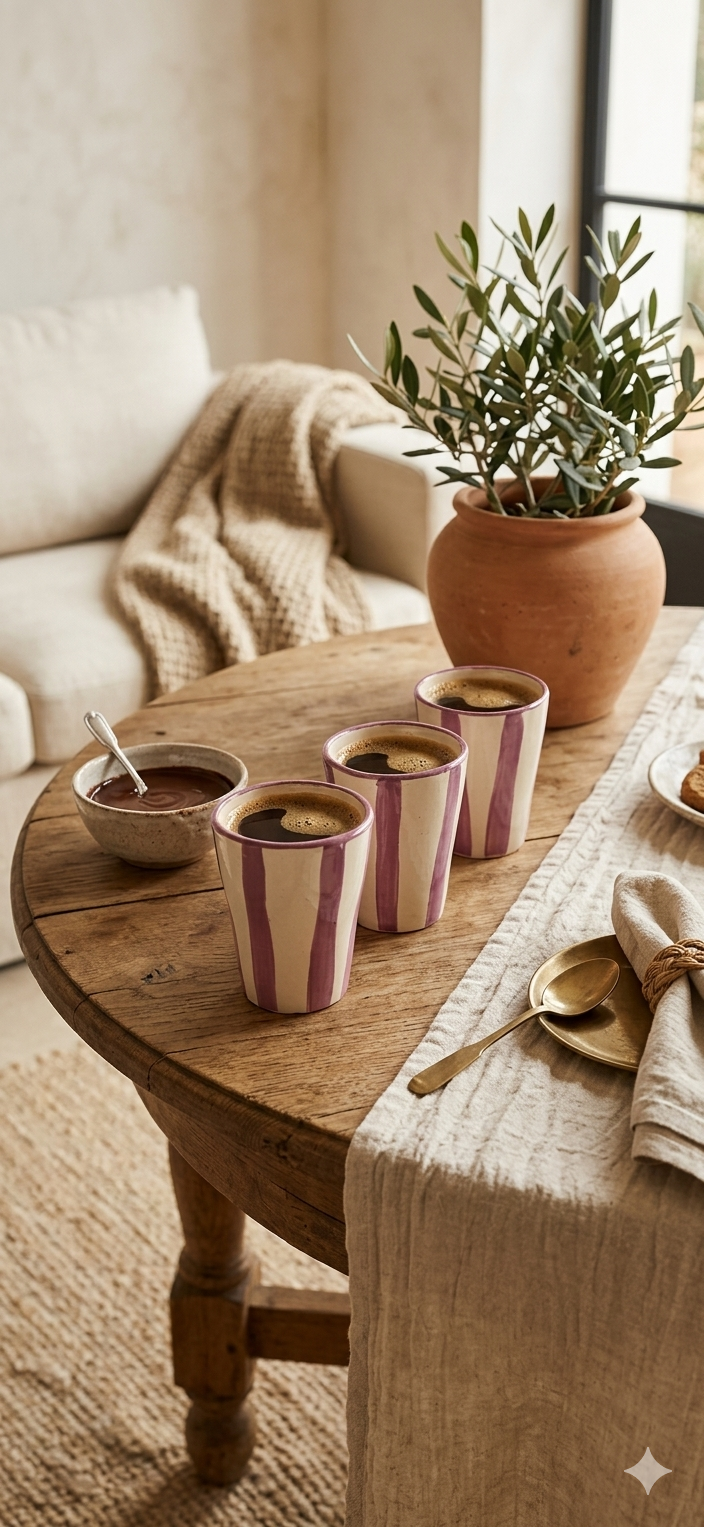 Tasse rayé