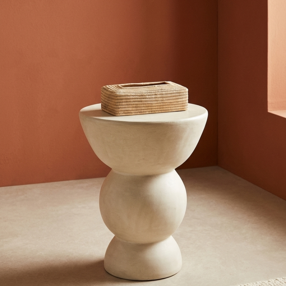 Table d’appoint en terre cuite