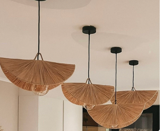 Suspension en raphia Noem