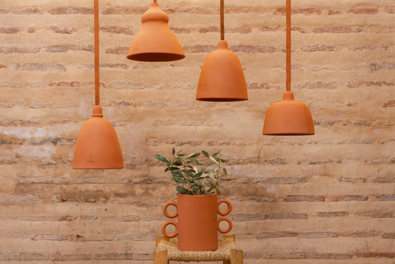 Suspension Terre cuite