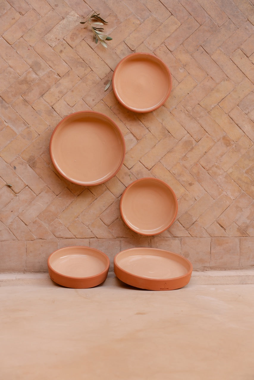 Assiette en terre cuite Marrakech