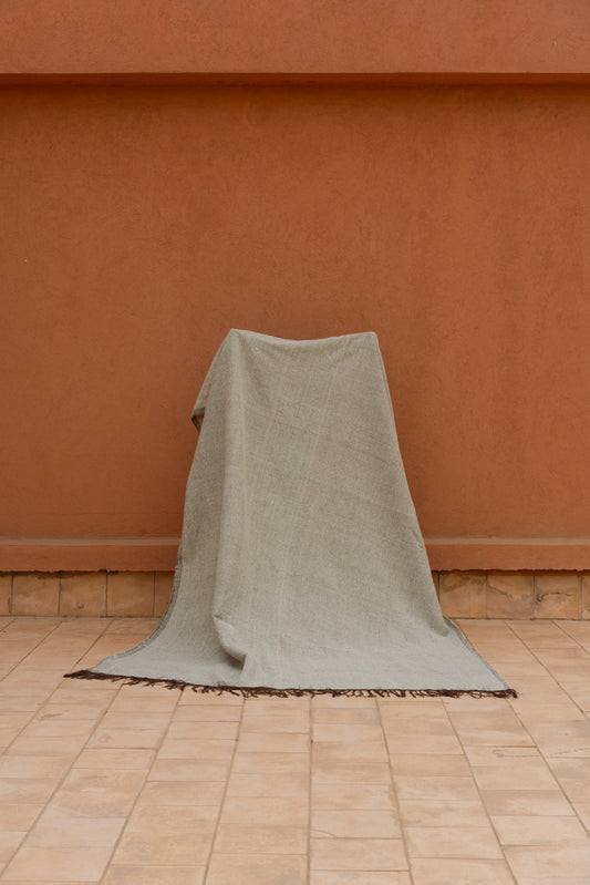Couvre lit/Plaid Beige