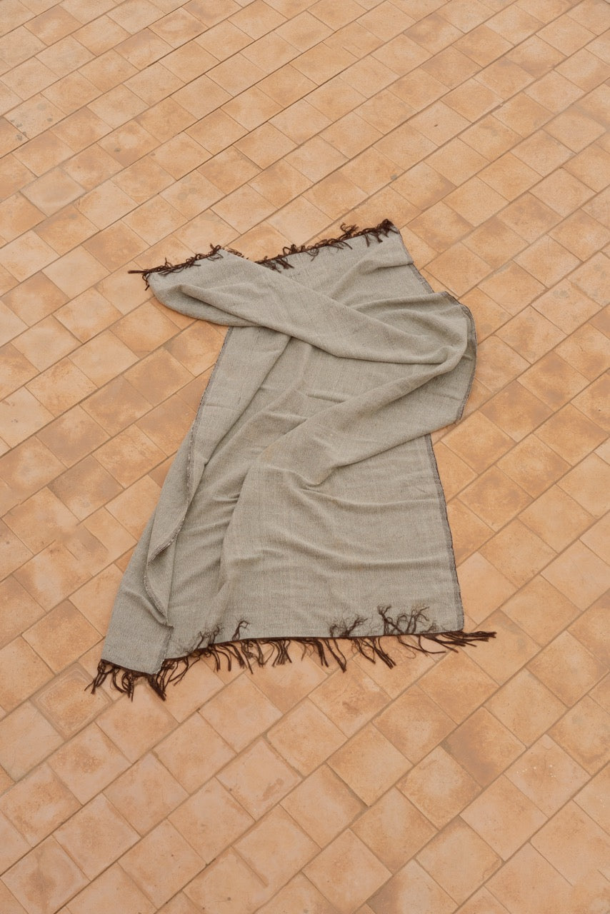 Couvre lit/Plaid Beige