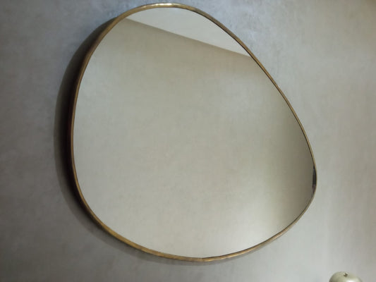 Miroir organique doré - Modèle 4