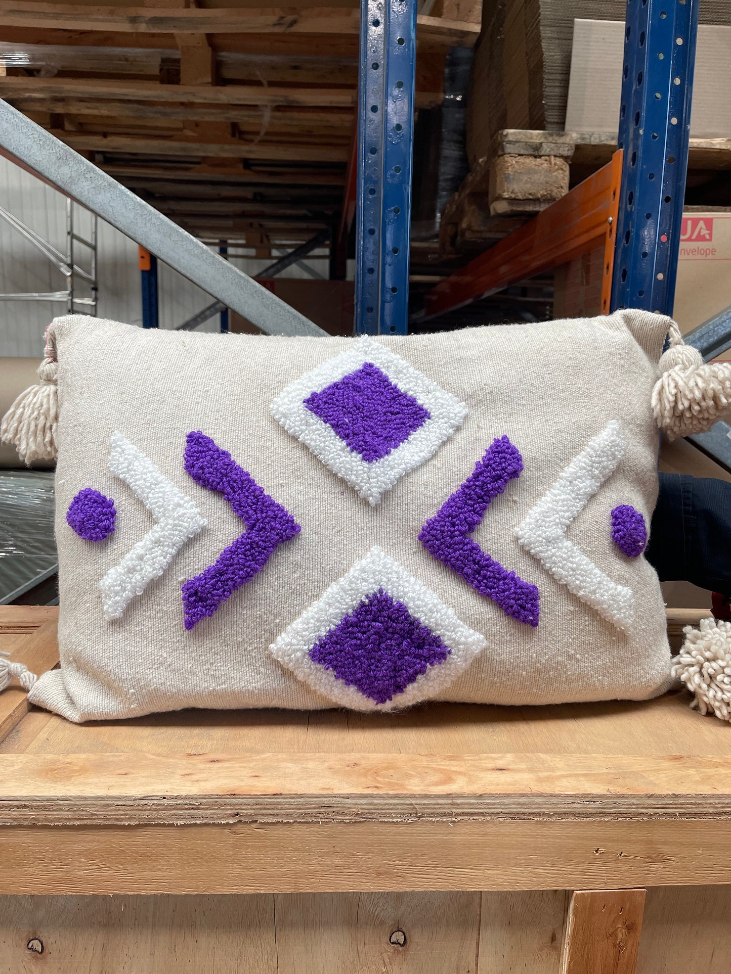 Housses de coussin motif– 100% coton