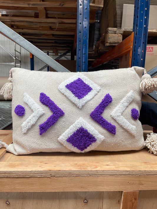 Housses de coussin motif– 100% coton