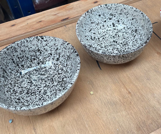 Bol moucheté Noir et écru