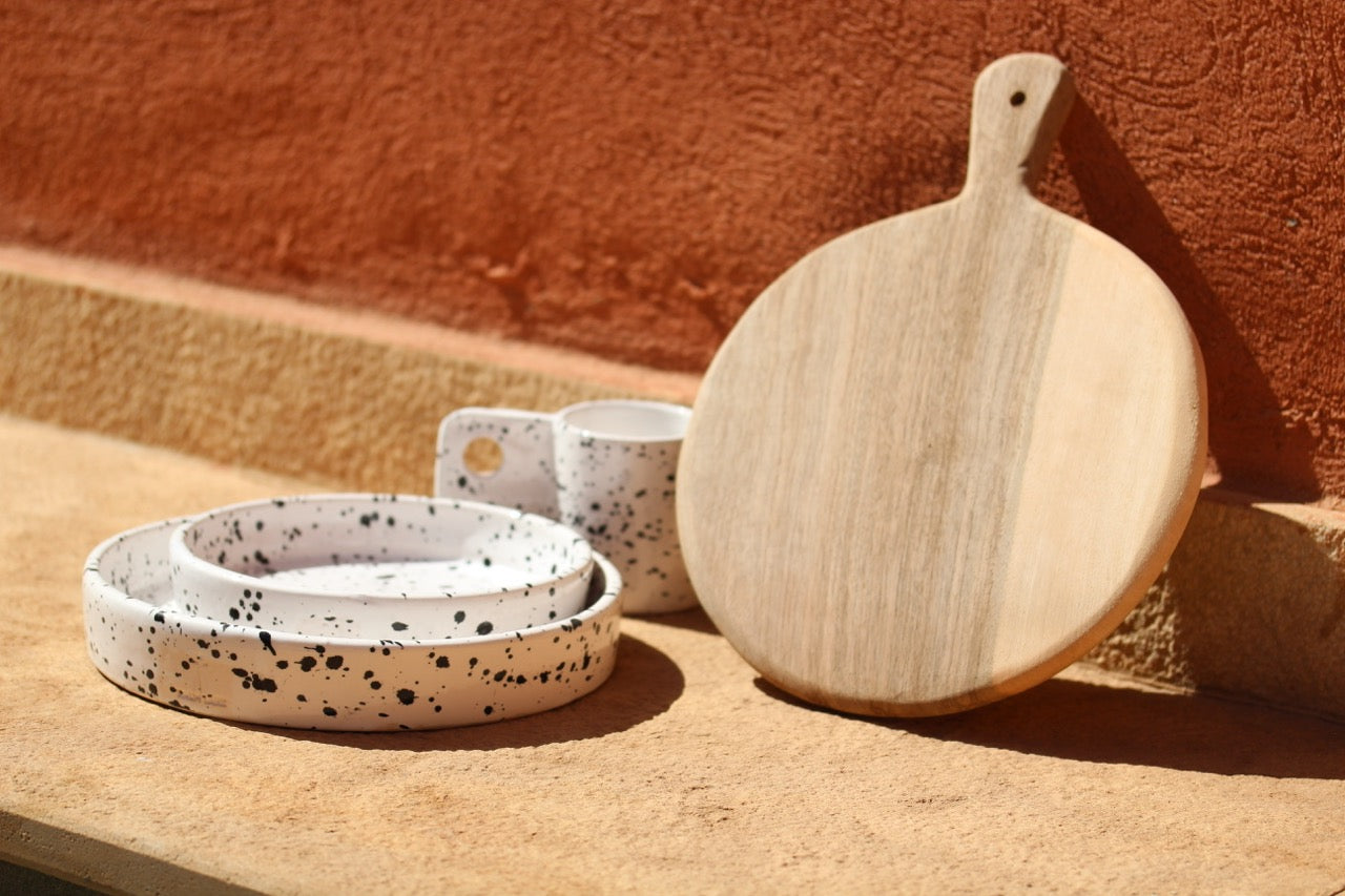 Planche à découper ronde