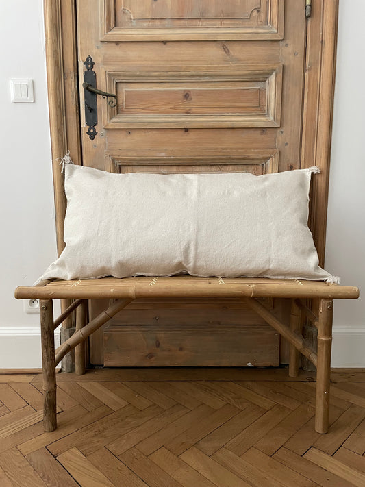 Housse de coussin XXL blanc