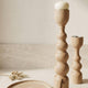 Bougeoirs en bois ASAYL