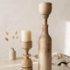 Bougeoirs en bois ASAYL