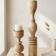 Bougeoirs en bois ASAYL
