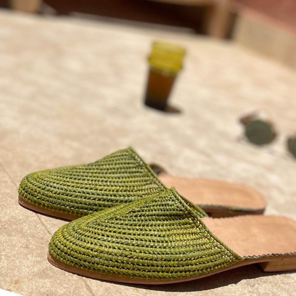 bligha-en-raphia-vert