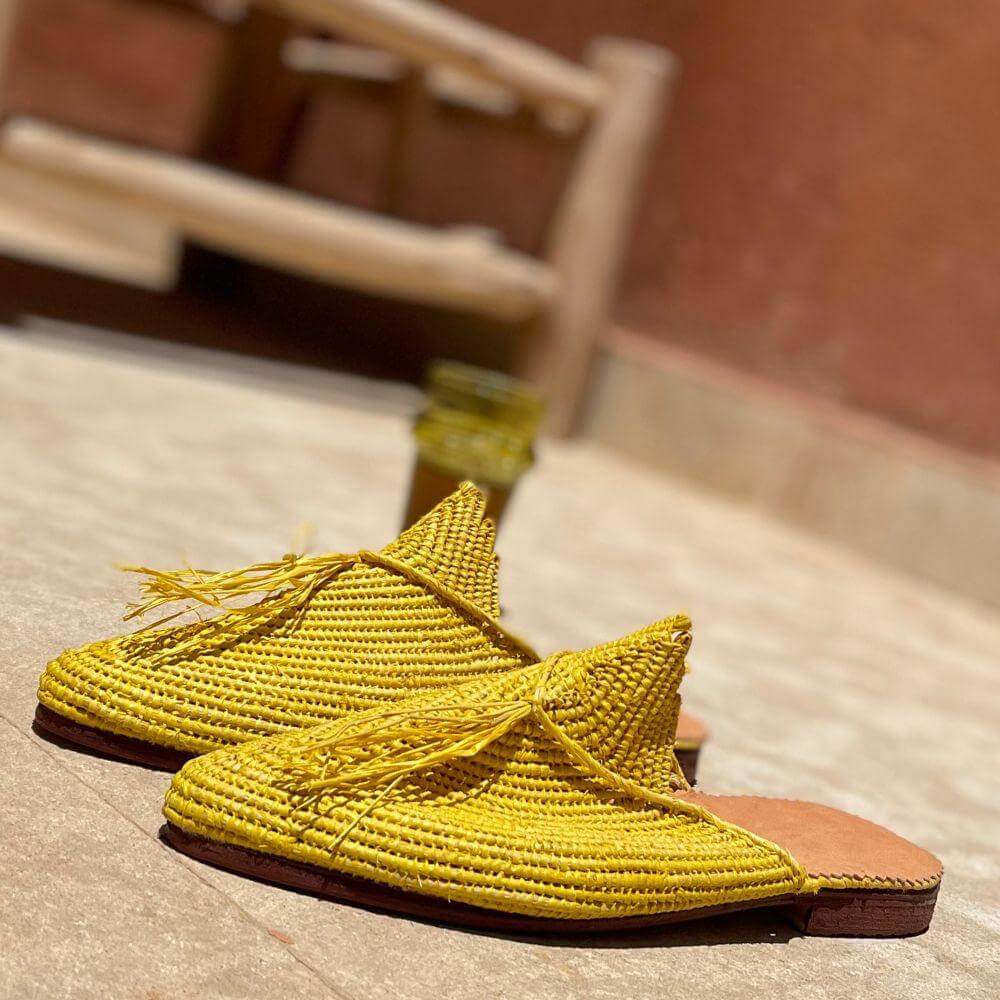 bligha-jaune-artisanal-en-raphia