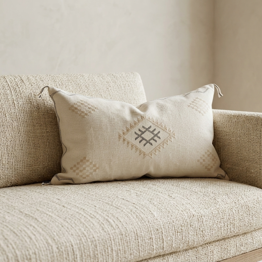 Housse de coussin - Soie de cactus