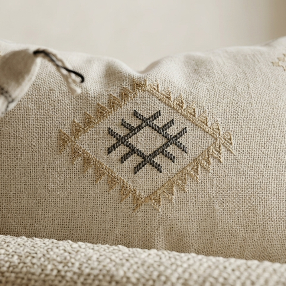 Housse de coussin - Soie de cactus