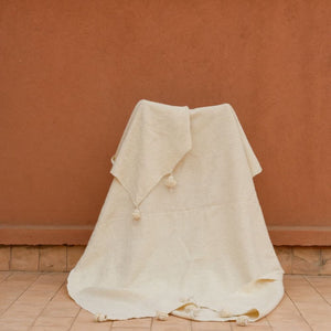 plaid-laine-ecru-berbere-artisanal